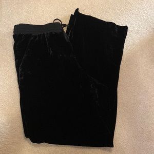 Cabi Black Velvet Hostess Trousers